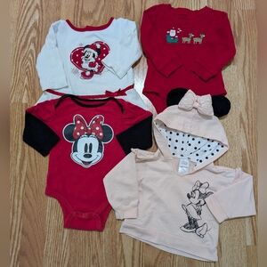 Disney Baby Bodysuits and Hoodie Set